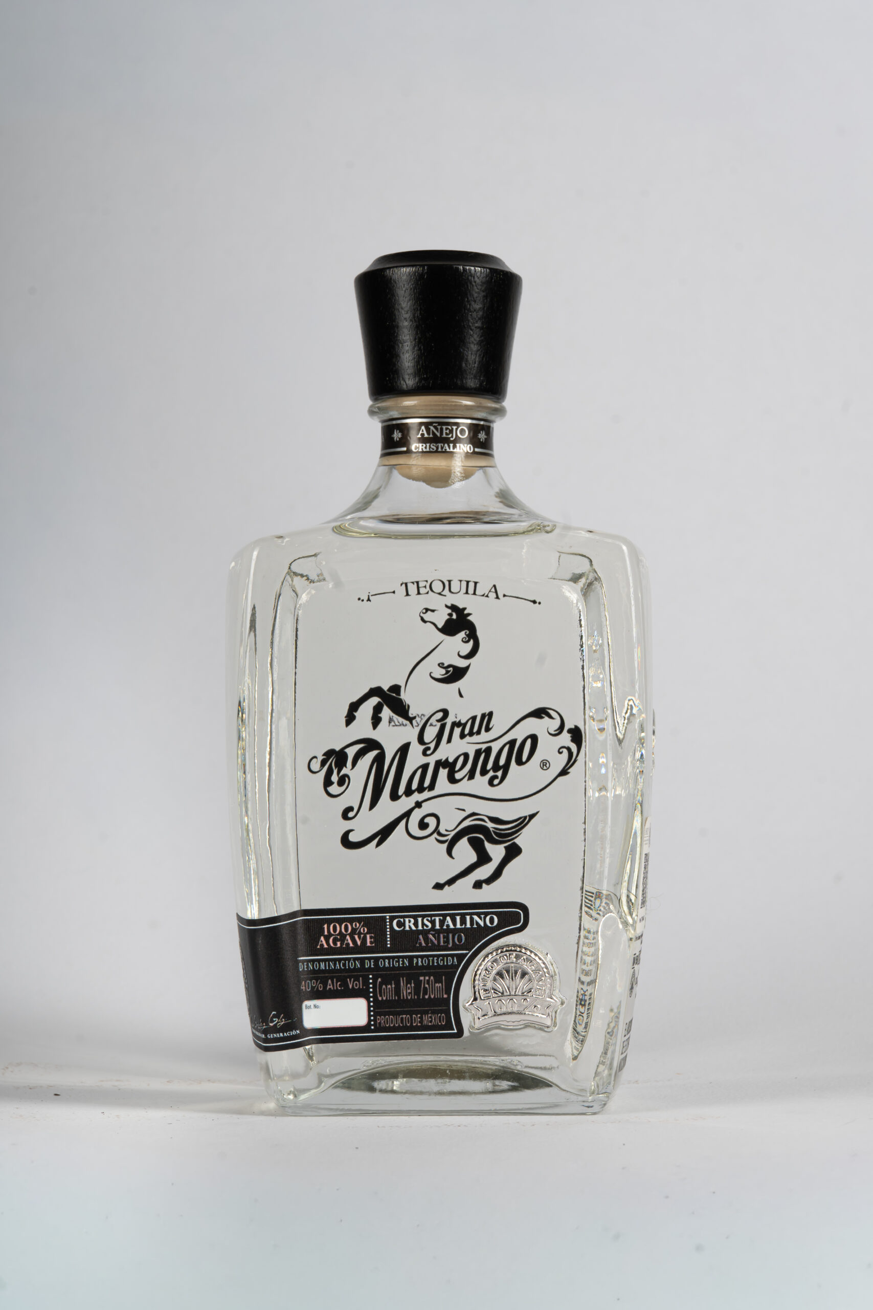 Tequila Cristalino Añejo Gran Marengo